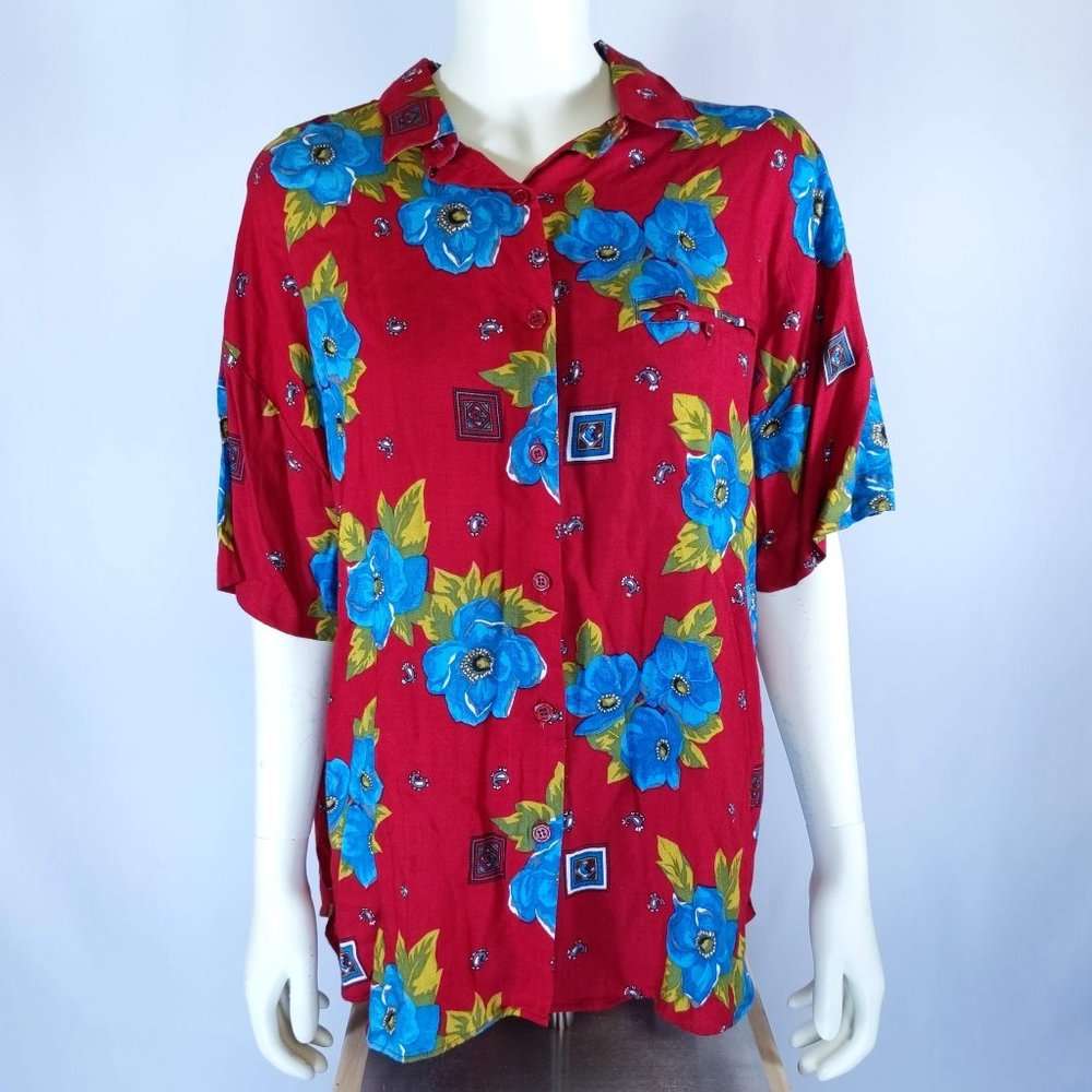 Royal Design Floral Shirt